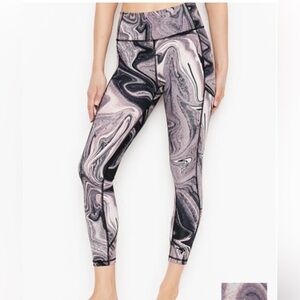 Victoria’s Secret Marble Activewear High Rise Leggings Size 6